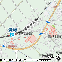 長崎県雲仙市愛野町甲3848-25周辺の地図