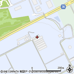 熊本県上益城郡益城町田原658周辺の地図