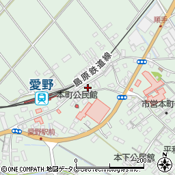 長崎県雲仙市愛野町甲3748周辺の地図