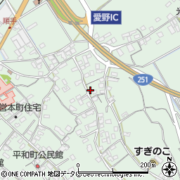 長崎県雲仙市愛野町甲519周辺の地図