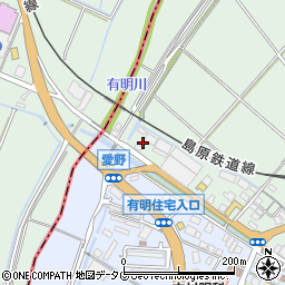 長崎県雲仙市愛野町甲3971周辺の地図