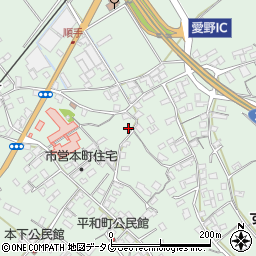 長崎県雲仙市愛野町甲347周辺の地図