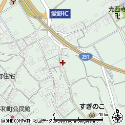 長崎県雲仙市愛野町甲522周辺の地図