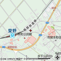 長崎県雲仙市愛野町甲3848周辺の地図