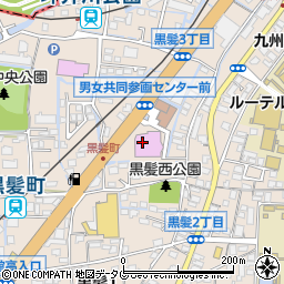 熊本市役所健康福祉局　健康福祉局関係機関・ファミリー・サポート・センター熊本周辺の地図