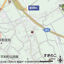 長崎県雲仙市愛野町甲520周辺の地図