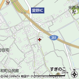 長崎県雲仙市愛野町甲521周辺の地図