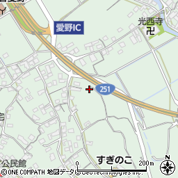 長崎県雲仙市愛野町甲535周辺の地図