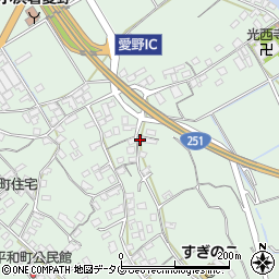 長崎県雲仙市愛野町迫周辺の地図