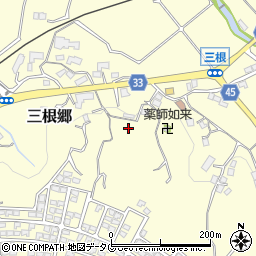 長崎県西彼杵郡長与町三根郷周辺の地図
