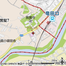 セブンイレブン熊本竜田口店周辺の地図