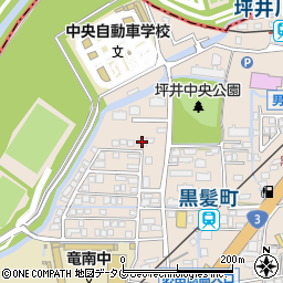 ハクゾウメディカル熊本営業所周辺の地図