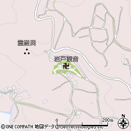 雲巌寺周辺の地図