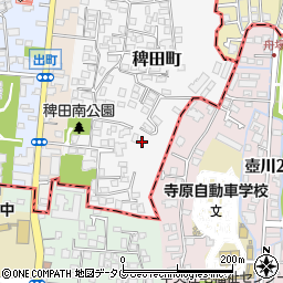 熊本県熊本市西区稗田町2周辺の地図