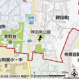 熊本県熊本市西区稗田町3-55周辺の地図