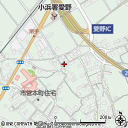 長崎県雲仙市愛野町甲312周辺の地図