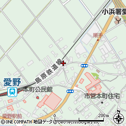 長崎県雲仙市愛野町甲4185-3周辺の地図