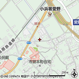 長崎県雲仙市愛野町甲4502周辺の地図