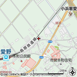 長崎県雲仙市愛野町甲4185周辺の地図