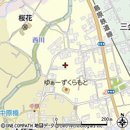 長崎県島原市亀の甲町周辺の地図