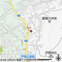 那須建設株式会社　熊本支店周辺の地図