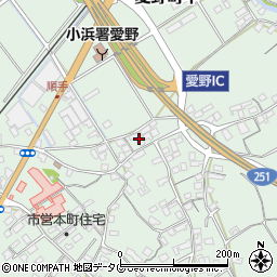 長崎県雲仙市愛野町甲307周辺の地図