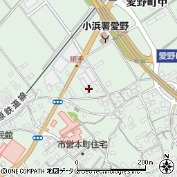 長崎県雲仙市愛野町甲4459周辺の地図