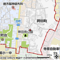 熊本県熊本市西区稗田町2-48周辺の地図