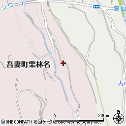 長崎県雲仙市吾妻町栗林名955周辺の地図