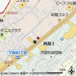 ジャステック株式会社熊本営業所周辺の地図