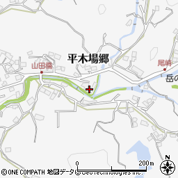 長崎県西彼杵郡長与町平木場郷1974周辺の地図