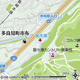 ローバー長崎周辺の地図