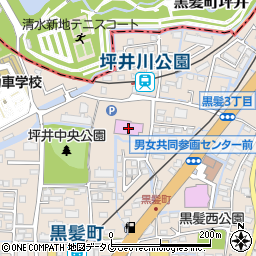 ホリデイスポーツクラブ熊本北周辺の地図