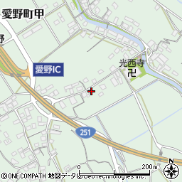 長崎県雲仙市愛野町甲284周辺の地図