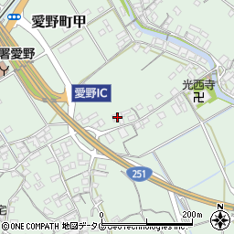 長崎県雲仙市愛野町甲291周辺の地図