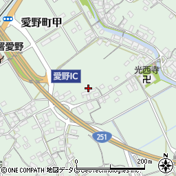 長崎県雲仙市愛野町甲241周辺の地図