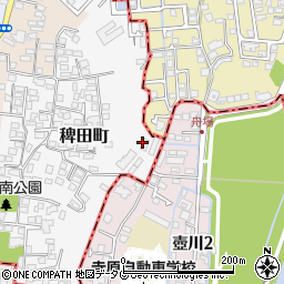 熊本県熊本市西区稗田町5-62周辺の地図
