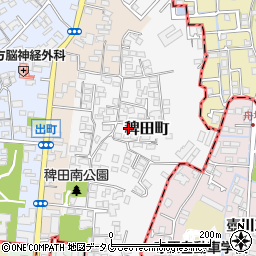 熊本県熊本市西区稗田町5-2周辺の地図