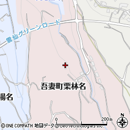 長崎県雲仙市吾妻町栗林名813周辺の地図