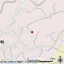 長崎県島原市寺中町周辺の地図