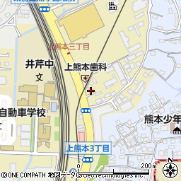 鍵開けの生活救急車　熊本市西区エリア専用ダイヤル周辺の地図