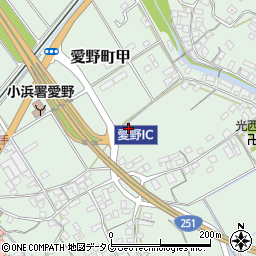 長崎県雲仙市愛野町甲244周辺の地図