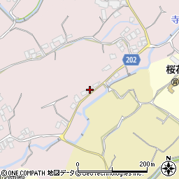 長崎県島原市寺中町2555-1周辺の地図