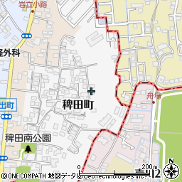 熊本県熊本市西区稗田町5周辺の地図