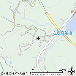 長崎県西彼杵郡時津町左底郷1387周辺の地図
