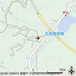 長崎県西彼杵郡時津町左底郷1383周辺の地図