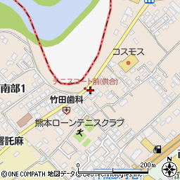 松尾建設下南部社宅Ａ棟周辺の地図
