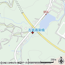 長崎県西彼杵郡時津町左底郷1371周辺の地図