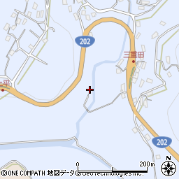 長崎県長崎市三重田町574周辺の地図