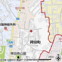 熊本県熊本市西区稗田町5-20周辺の地図